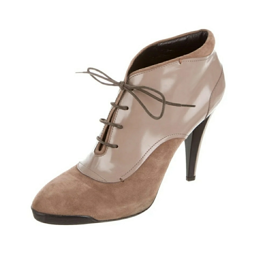 Tod's Platform Ankle Boots Suede/Leather